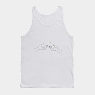 Scorpio zodiac sign. Minimal zodiac constellation composition. Tank Top